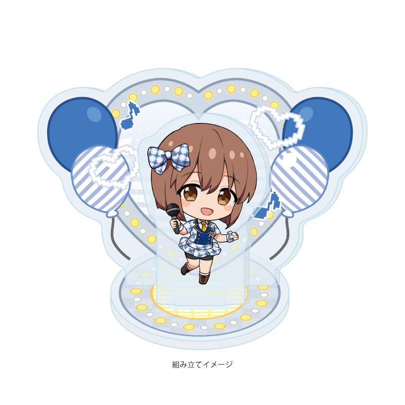 Acrylic Stand Plate "The Idolmaster Million Live!" 31 Hagiwara Yukiho Karaoke Ver. (Mini Character Illustration)
