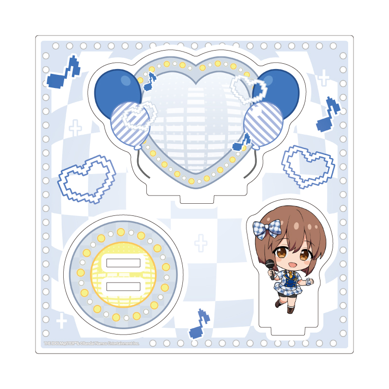 Acrylic Stand Plate "The Idolmaster Million Live!" 31 Hagiwara Yukiho Karaoke Ver. (Mini Character Illustration)