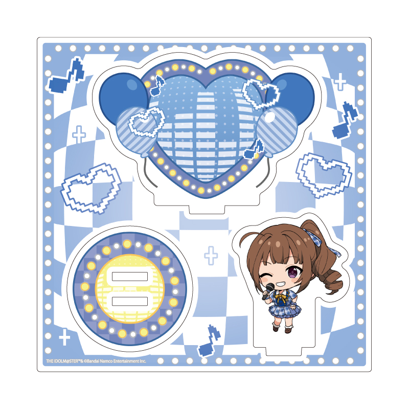 Acrylic Stand Plate "The Idolmaster Million Live!" 35 Yokoyama Nao Karaoke Ver. (Mini Character Illustration)