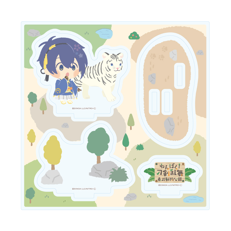 Acrylic Stand Plate "Touken Ranbu -ONLINE-" Wanpaku! Touken Ranbu 116 Mikazuki Munechika