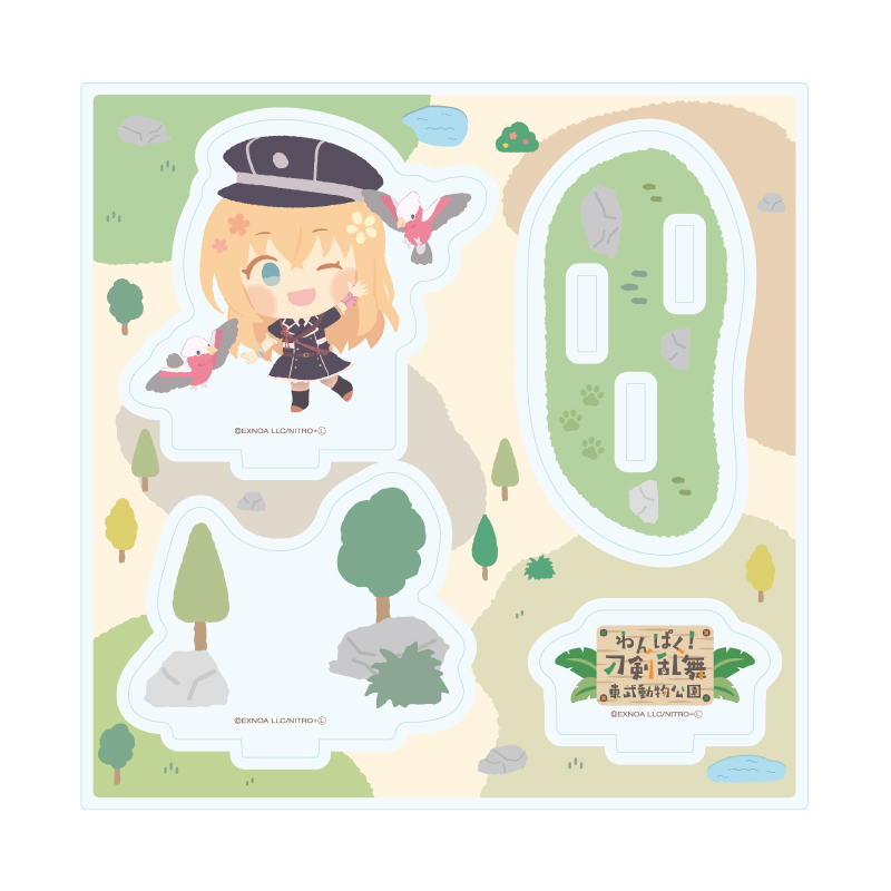 Acrylic Stand Plate "Touken Ranbu -ONLINE-" Wanpaku! Touken Ranbu 118 Midare Toushirou