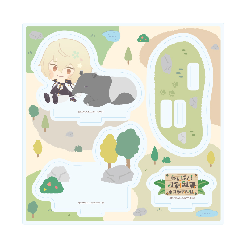 Acrylic Stand Plate "Touken Ranbu -ONLINE-" Wanpaku! Touken Ranbu 121 Higekiri