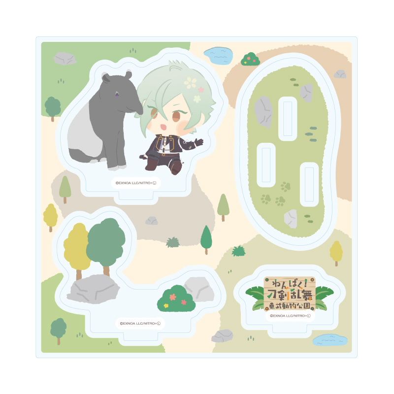 Acrylic Stand Plate "Touken Ranbu -ONLINE-" Wanpaku! Touken Ranbu 122 Hizamaru