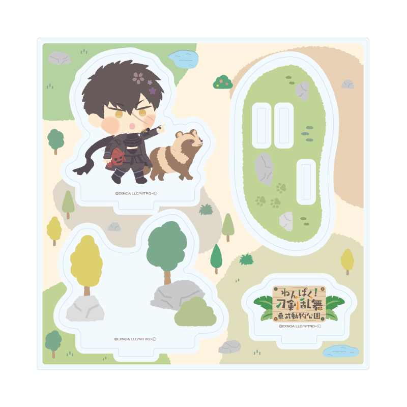 Acrylic Stand Plate "Touken Ranbu -ONLINE-" Wanpaku! Touken Ranbu 124 Doudanuki Masakuni