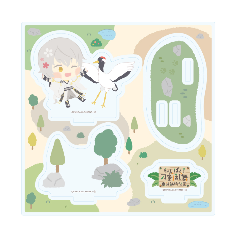 Acrylic Stand Plate "Touken Ranbu -ONLINE-" Wanpaku! Touken Ranbu 125 Tsurumaru Kuninaga