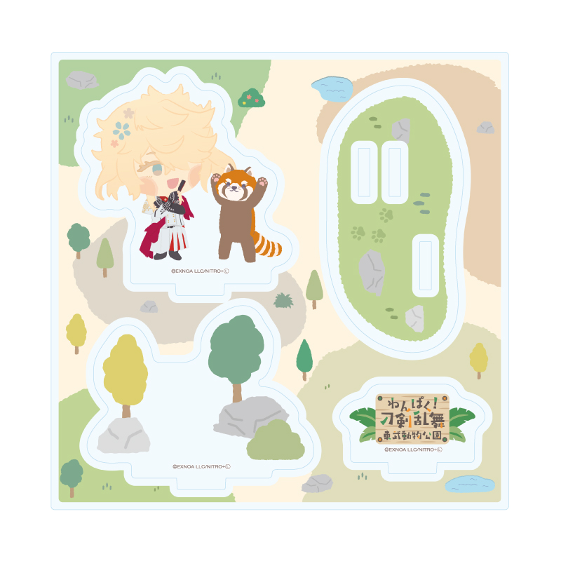 Acrylic Stand Plate "Touken Ranbu -ONLINE-" Wanpaku! Touken Ranbu 127 Ichimonji Norimune