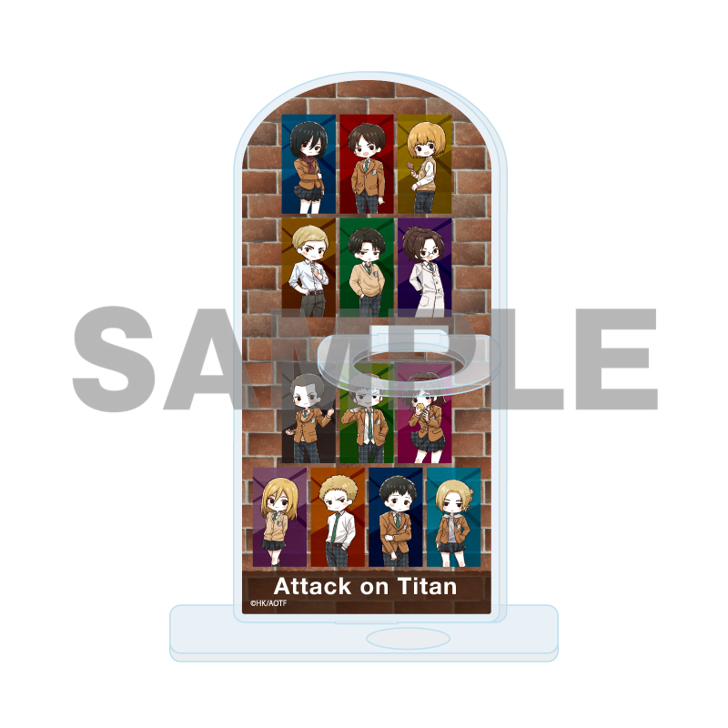 Pen Stand "Attack on Titan" 01 School Uniform Ver. (Graff Art Illustration)