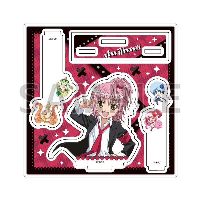 Acrylic Stand Plate "Shugo Chara!" 05 Hinamori Amu & Ran & Miki & Su & Dia (Official Illustration)