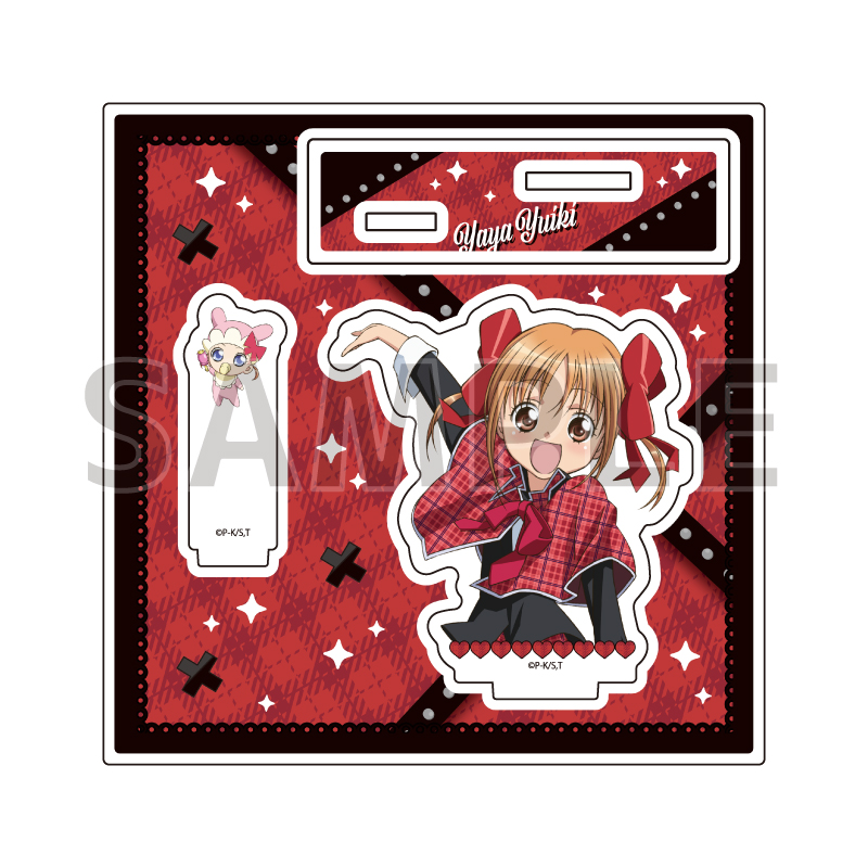 Acrylic Stand Plate "Shugo Chara!" 09 Yuiki Yaya & Pepe (Official Illustration)