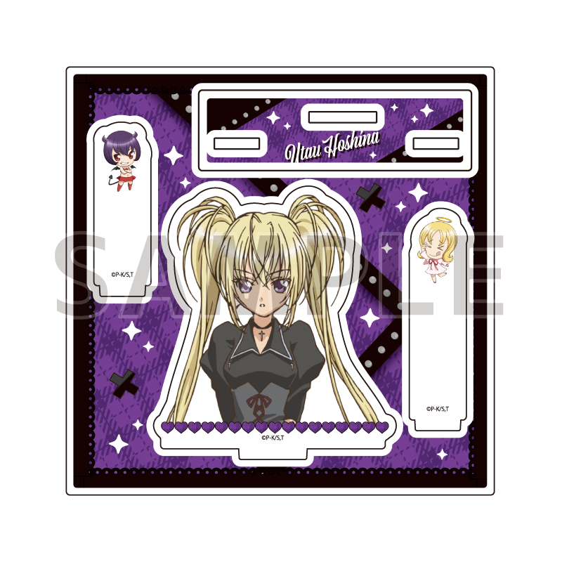 Acrylic Stand Plate "Shugo Chara!" 11 Hoshina Utau & Il & El (Official Illustration)