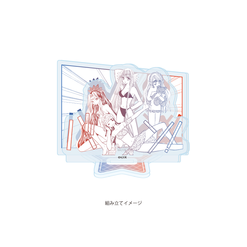 Acrylic Stand Plate "Mermaid Melody Pichi Pichi Pitch" 03 Dark Lovers (Official Illustration)