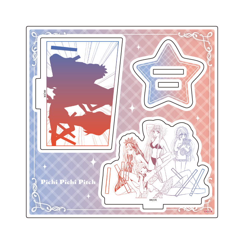 Acrylic Stand Plate "Mermaid Melody Pichi Pichi Pitch" 03 Dark Lovers (Official Illustration)
