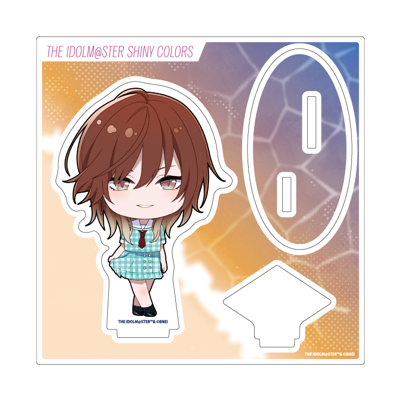 Acrylic Stand Plate "The Idolmaster Shiny Colors" 11 Aketa Mikoto Sailor Style Idol Costume Ver. (Mini Character Illustration)