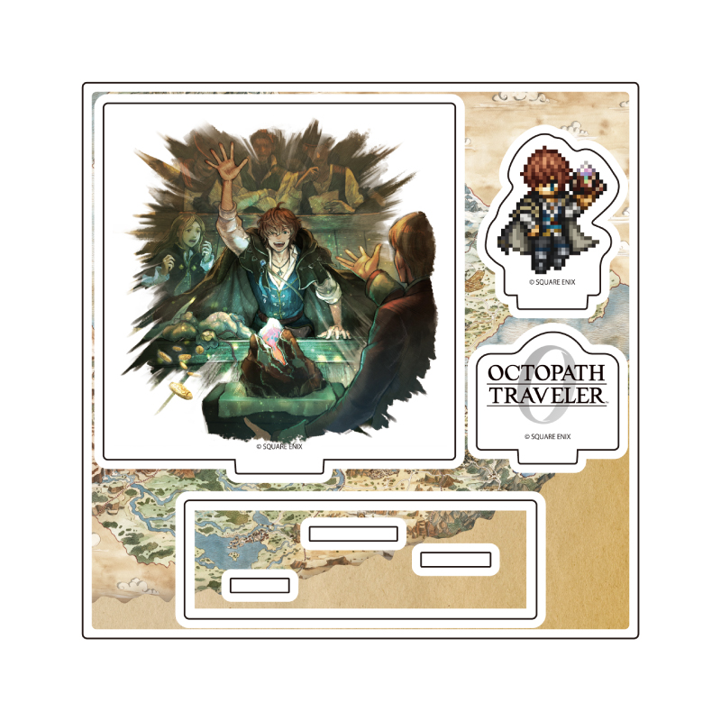 Acrylic Stand Plate "OCTOPATH TRAVELER 0" 07 Xerc (Official Illustration)