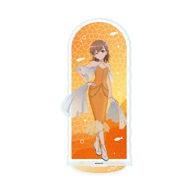 Big Acrylic Stand "A Certain Scientific Railgun T" 01 Misaka Mikoto Mermaid Dress Ver. (Original Illustration)