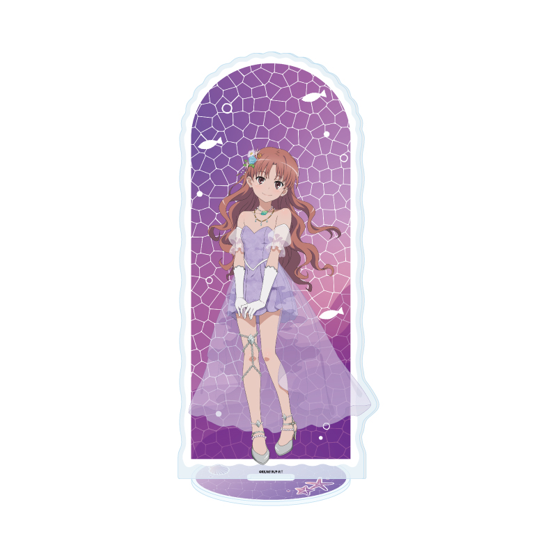 Big Acrylic Stand "A Certain Scientific Railgun T" 03 Shirai Kuroko Mermaid Dress Ver. (Original Illustration)