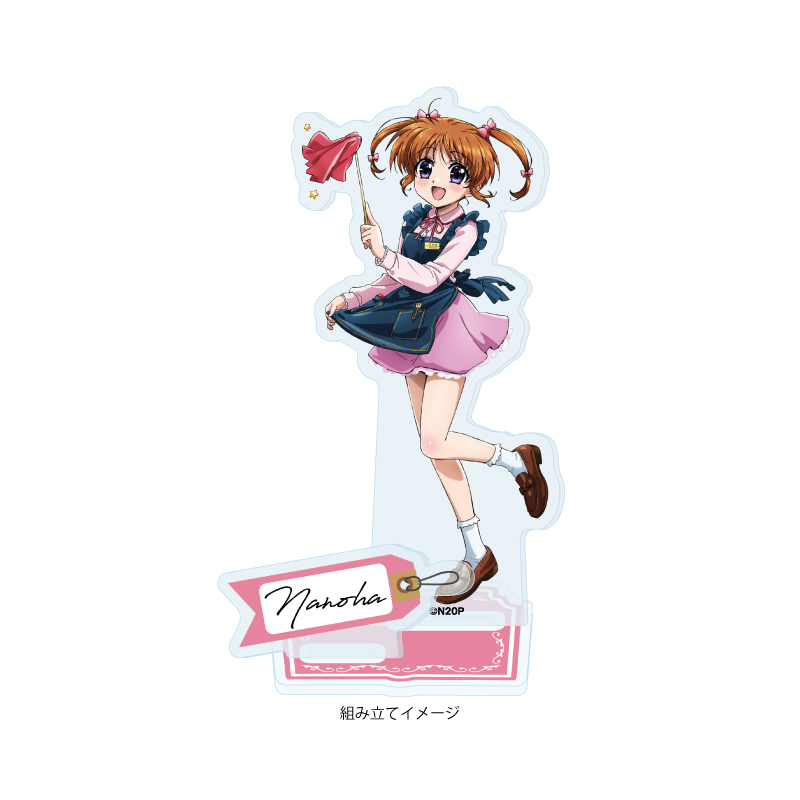 Acrylic Stand Plate "Magical Girl Lyrical Nanoha" Series 01 Nanoha (Original Illustration)