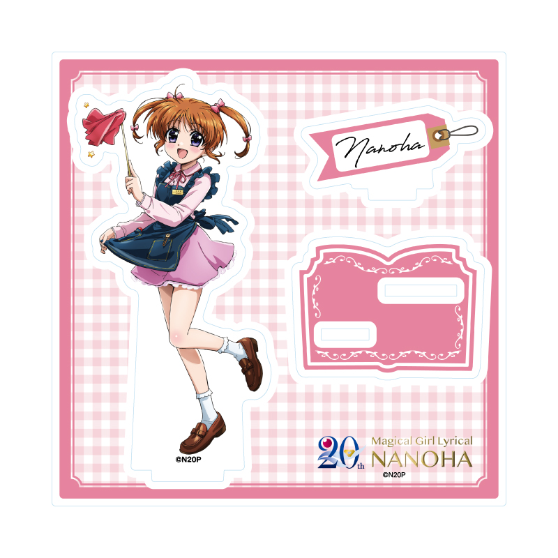Acrylic Stand Plate "Magical Girl Lyrical Nanoha" Series 01 Nanoha (Original Illustration)