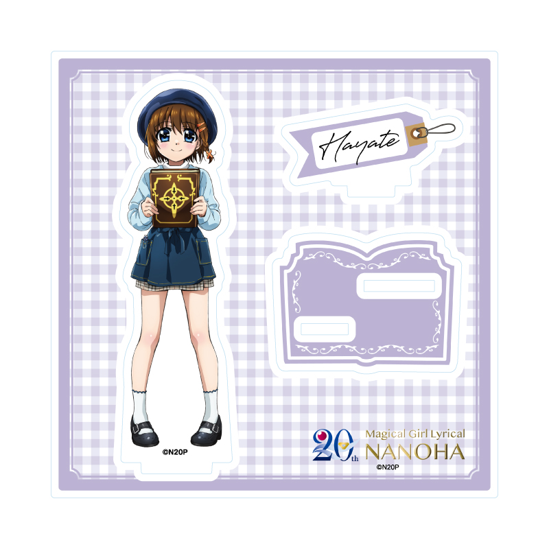 Acrylic Stand Plate "Magical Girl Lyrical Nanoha" Series 03 Hayate (Original Illustration)