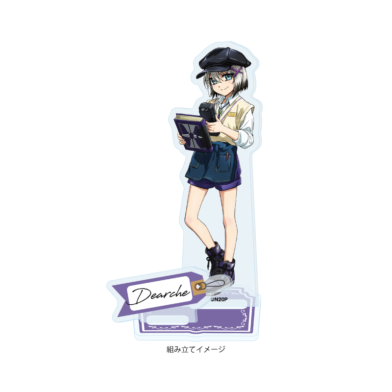 Acrylic Stand Plate "Magical Girl Lyrical Nanoha" Series 04 Dearche (Original Illustration)