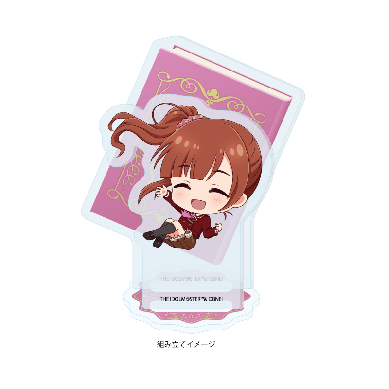Acrylic Stand Plate "The Idolmaster Cinderella Girls" 07 Igarashi Kyoko BookWorld! Ver. (Mini Character Illustration)