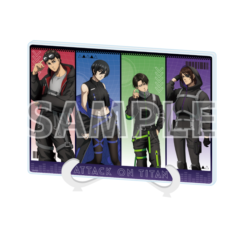 Acrylic Art Board A5 Size "Attack on Titan The Final Season" 02 Cyberpunk Ver. (Original Illustration)