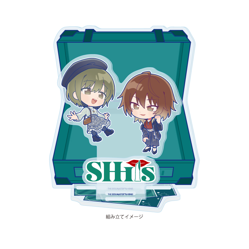Acrylic Diorama "The Idolmaster Shiny Colors" 06 283 Production SHHis Outing Ver. (Mini Character Illustration)
