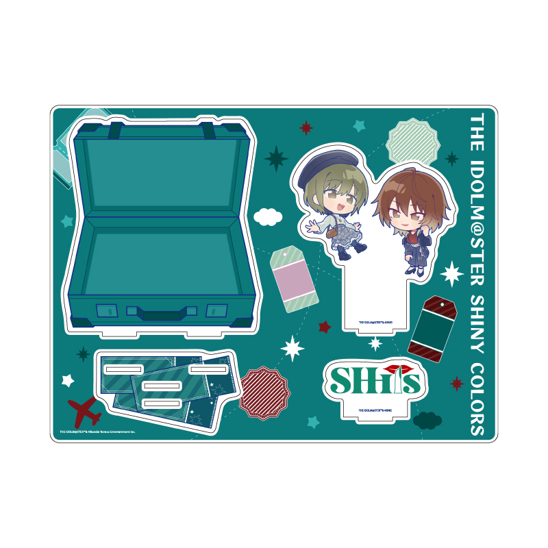 Acrylic Diorama "The Idolmaster Shiny Colors" 06 283 Production SHHis Outing Ver. (Mini Character Illustration)