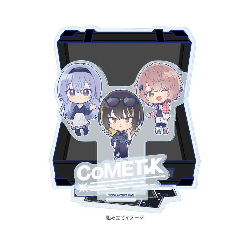 Acrylic Diorama "The Idolmaster Shiny Colors" 07 283 Production CoMETIK Outing Ver. (Mini Character Illustration)