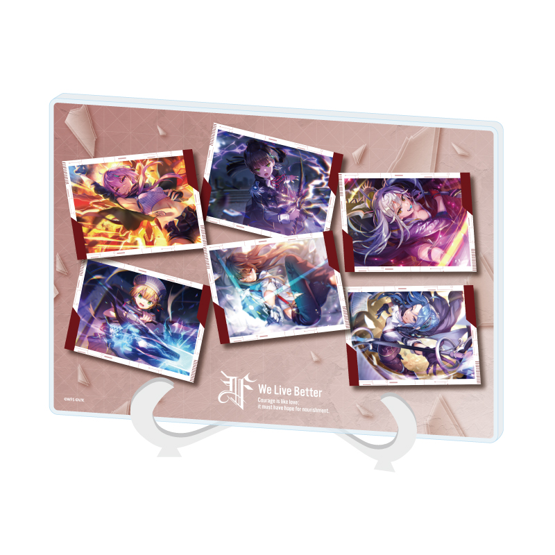 Acrylic Art Board A5 Size "Heaven Burns Red" 19 31F Unit (Official Illustration)