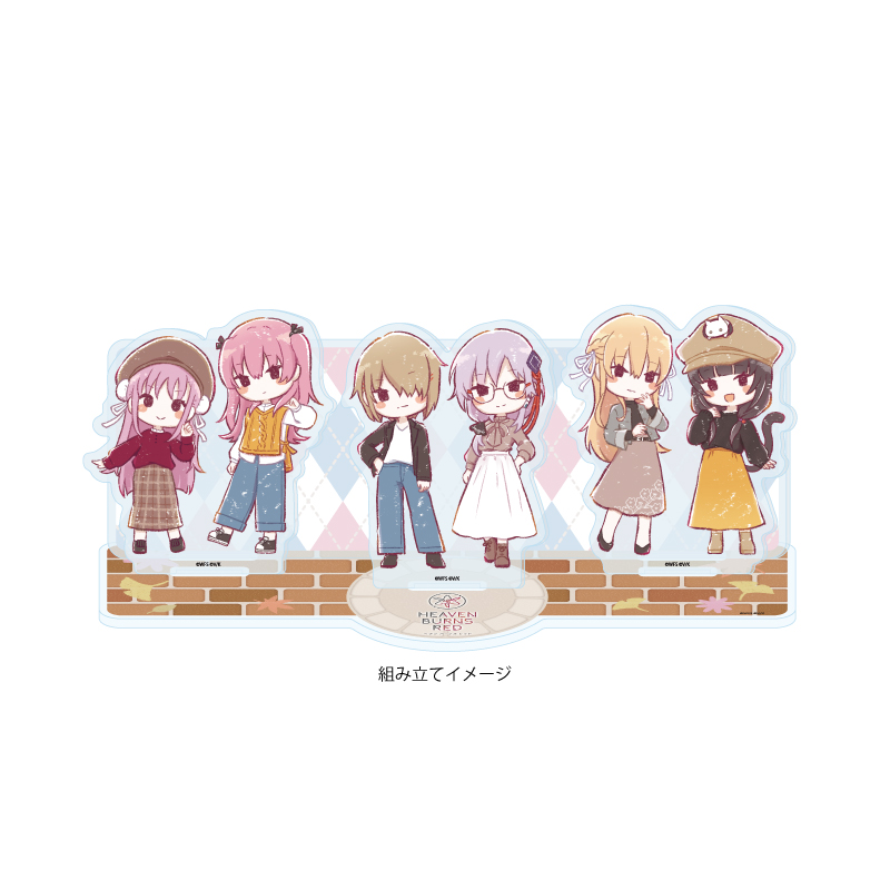 Acrylic Diorama "Heaven Burns Red" 06 Autumn Ver. 31A Unit (Graff Art Illustration)