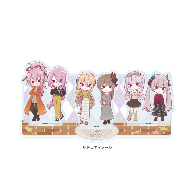 Acrylic Diorama "Heaven Burns Red" 09 Autumn Ver. 30G Unit (Graff Art Illustration)