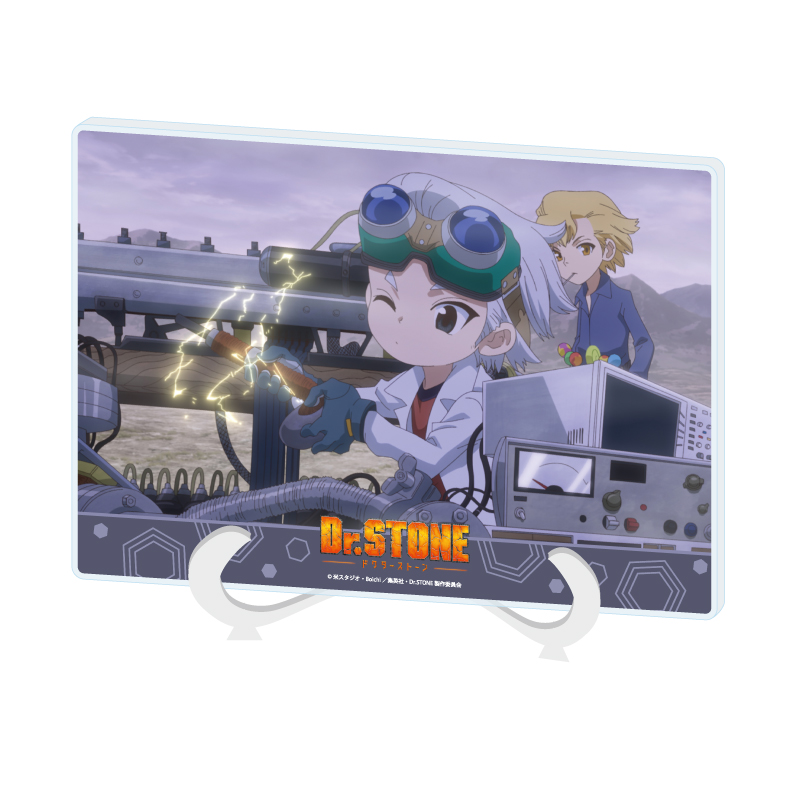 Acrylic Art Board A5 Size "Dr. Stone" 13 Dr. Xeno & Stanley Snyder (Scenes Illustration)