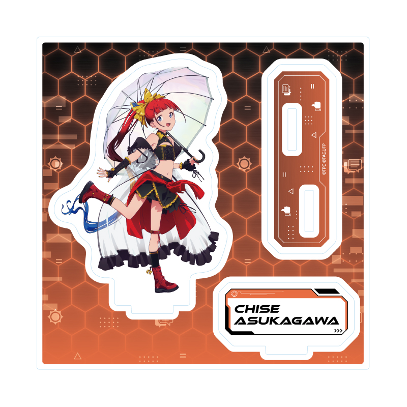 Acrylic Stand Plate "GRIDMAN UNIVERSE" 27 Asukagawa Chise Virtual Liver Ver. (Original Illustration)