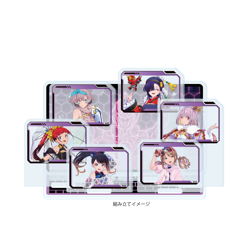 Acrylic Diorama "GRIDMAN UNIVERSE" 01 Group Design Virtual Liver Ver. (Original Illustration)