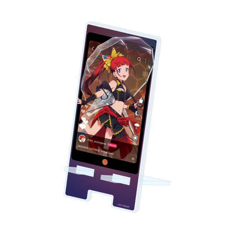 Sma Chara Stand "GRIDMAN UNIVERSE" 10 Asukagawa Chise Virtual Liver Ver. (Original Illustration)