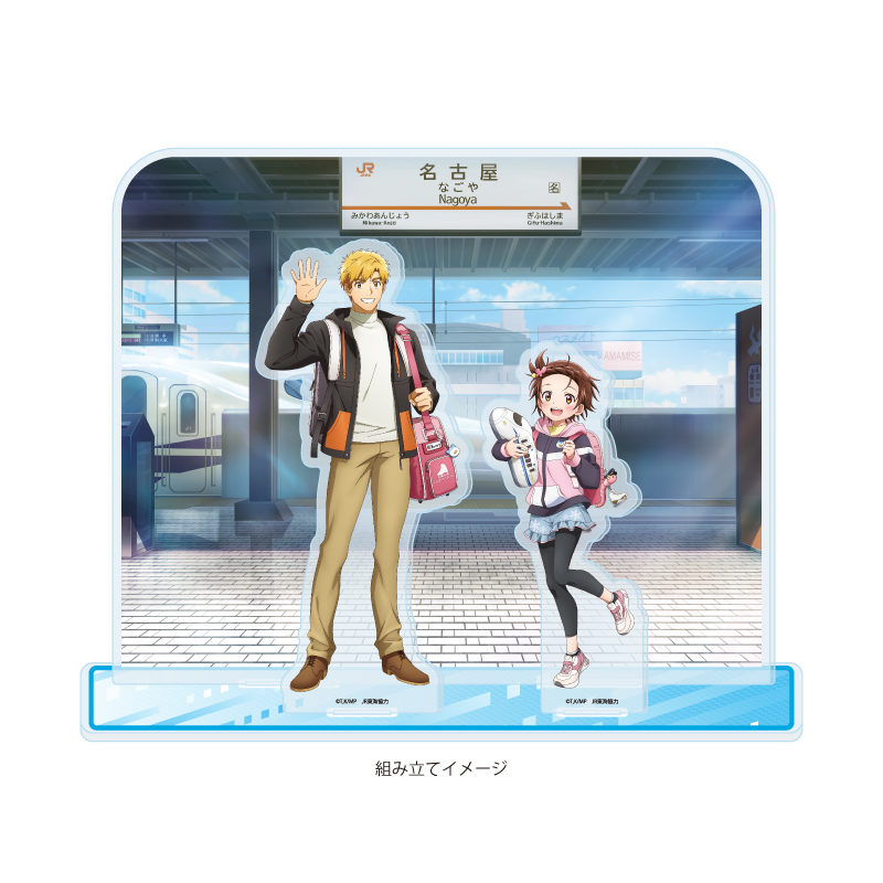 Acrylic Diorama "Medalist" 01 Yuitsuka Inori & Akeuraji Tsukasa (Original Illustration)