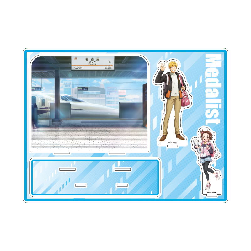 Acrylic Diorama "Medalist" 01 Yuitsuka Inori & Akeuraji Tsukasa (Original Illustration)