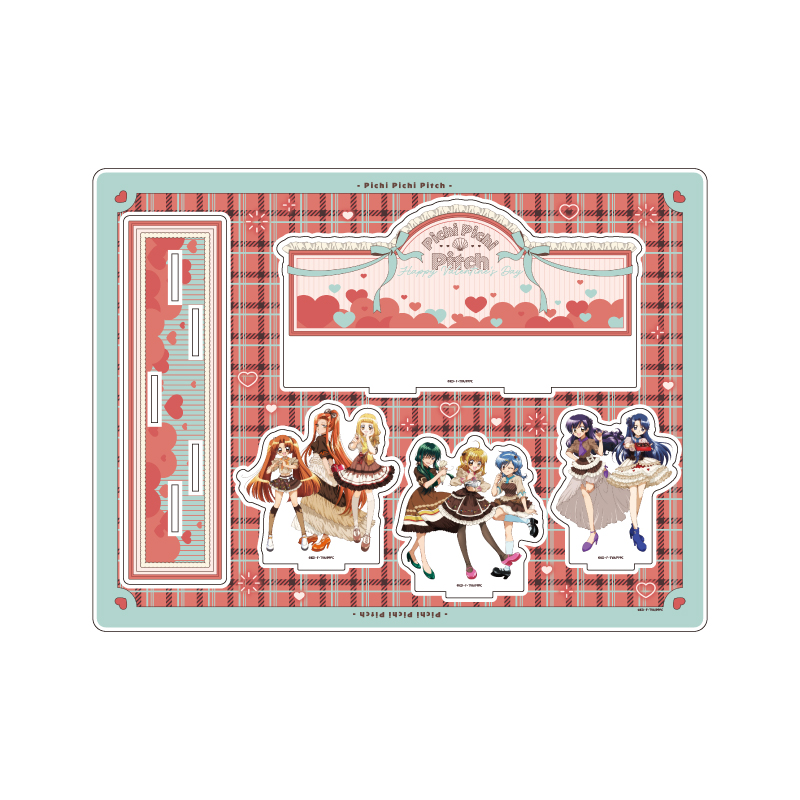 Acrylic Diorama "Mermaid Melody Pichi Pichi Pitch" 05 Seiretsu Design Valentine Ver. (Original Illustration)