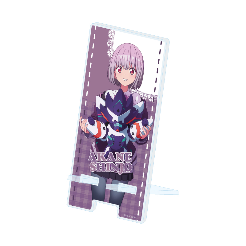 Sma Chara Stand "GRIDMAN UNIVERSE" 14 Shinjo Akane With Plush Ver. (Original Illustration)