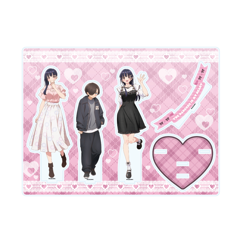 Acrylic Diorama "The Dangers in My Heart" 01 Group Design (Original Illustration)