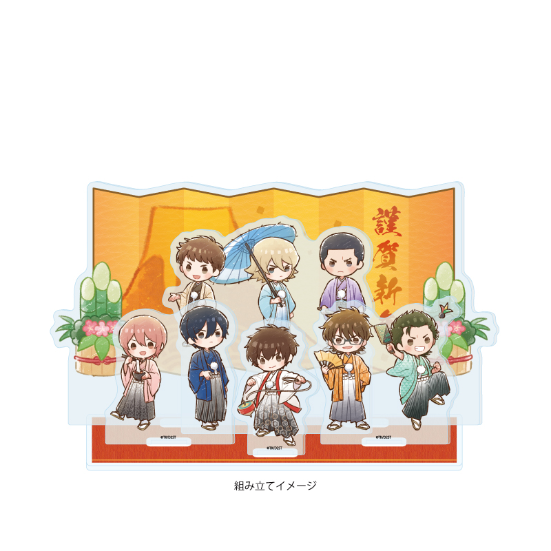 Acrylic Diorama "Ace of Diamond act II -Second Season-" 01 New Year Ver. (Graff Art Illustration)