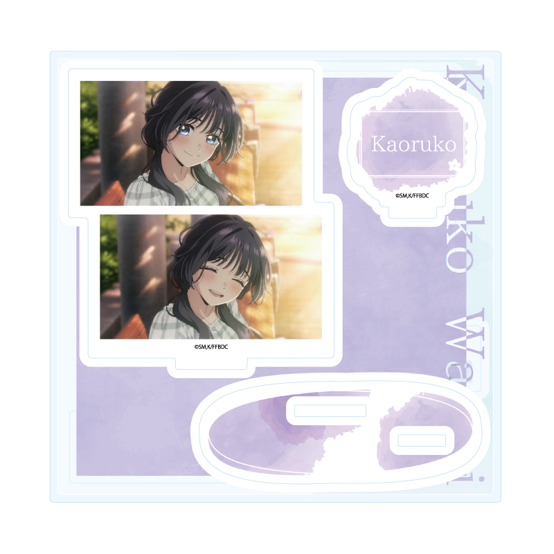 Acrylic Stand Plate "The Fragrant Flower Blooms with Dignity" 04 D (Scenes Illustration)