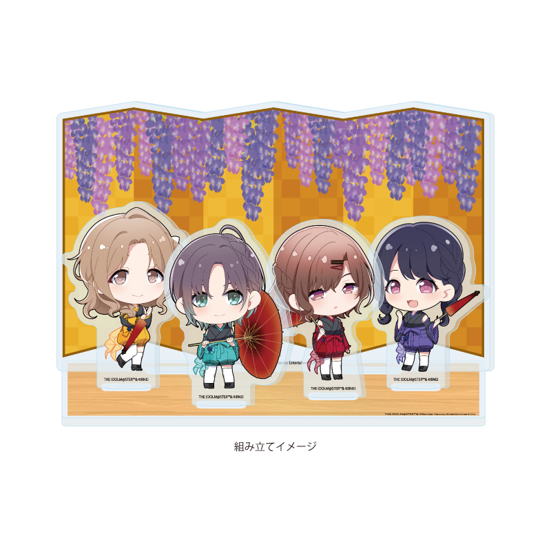 Acrylic Diorama "The Idolmaster Shiny Colors" 10 283 Production noctchill Maihime Saika Ver. (Mini Character Illustration)