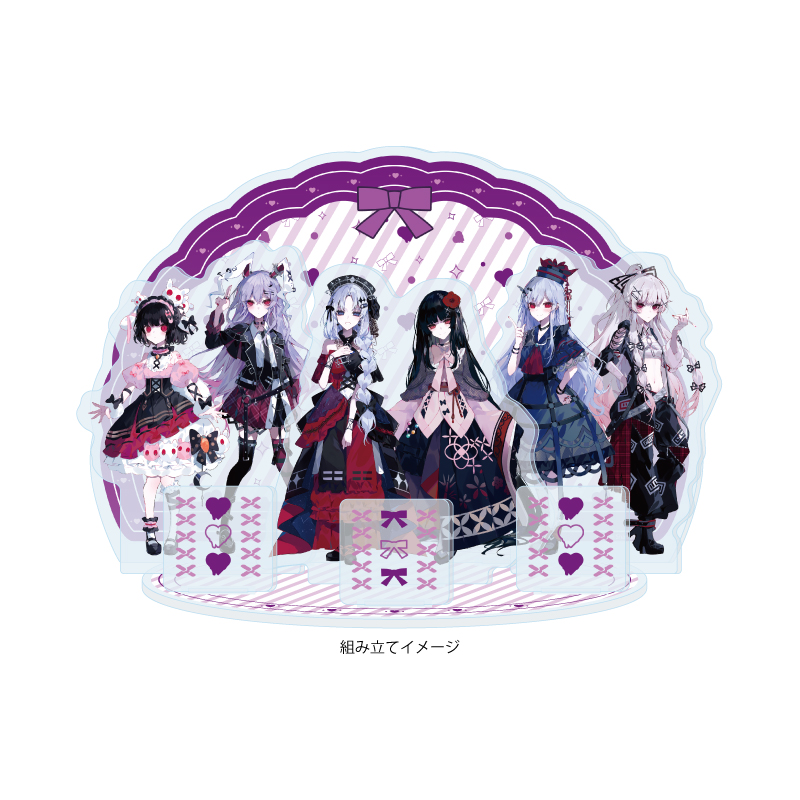 Acrylic Diorama "Touhou Project" 03 Group Design Yami Kawaii Ver. (Original Illustration)