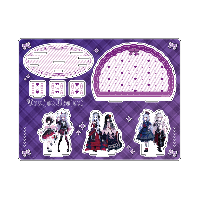 Acrylic Diorama "Touhou Project" 03 Group Design Yami Kawaii Ver. (Original Illustration)