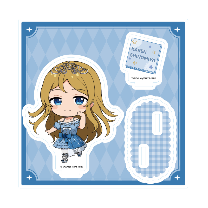 Acrylic Stand Plate "The Idolmaster Million Live!" 43 Shinomiya Karen Fairy Tale Ver. (Mini Character Illustration)