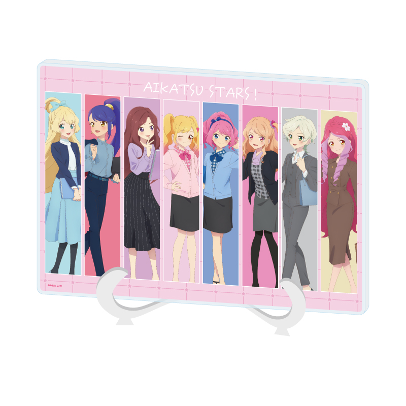 Acrylic Art Board A5 Size "Aikatsu Stars!" 03 Office Girl Ver. Group Design (Original Illustration)