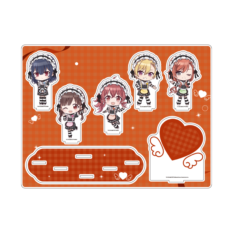 Acrylic Diorama "The Idolmaster Shiny Colors" 12 283 Production HO-KA-GO CLIMAX GIRLS Black Angel Ver. (Mini Character Illustration)
