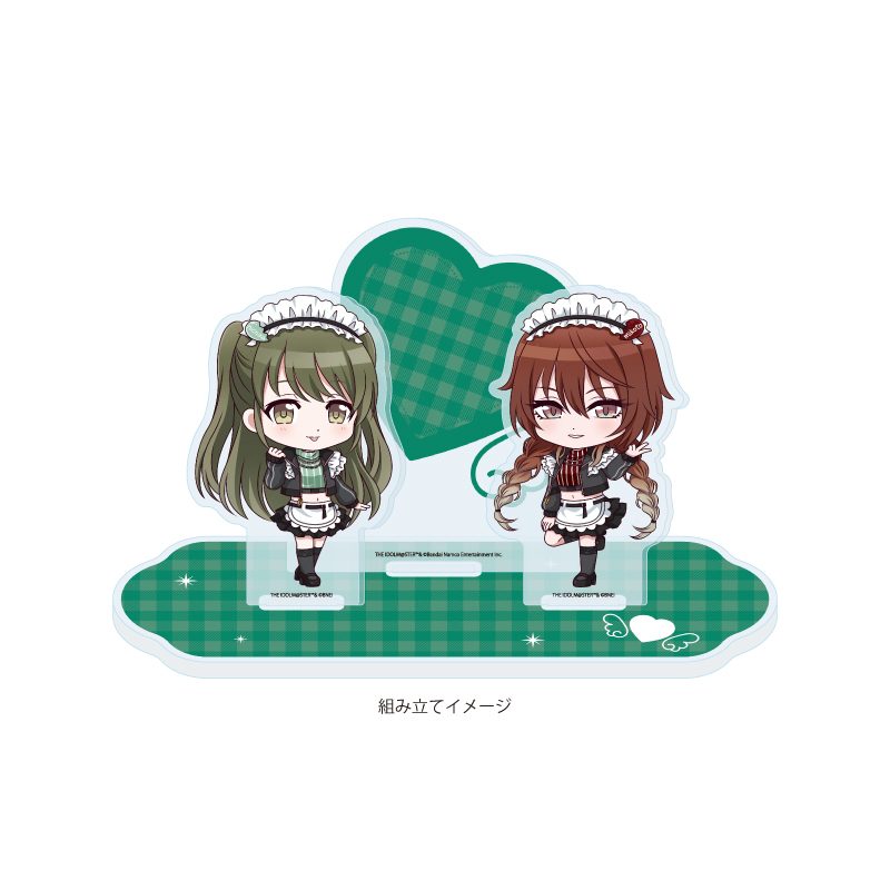 Acrylic Diorama "The Idolmaster Shiny Colors" 13 283 Production SHHis Black Angel Ver. (Mini Character Illustration)